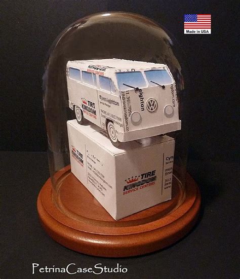 vw bus business card holder